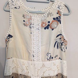 Anthropologie Leifnotes Field Biology Maxi Dress